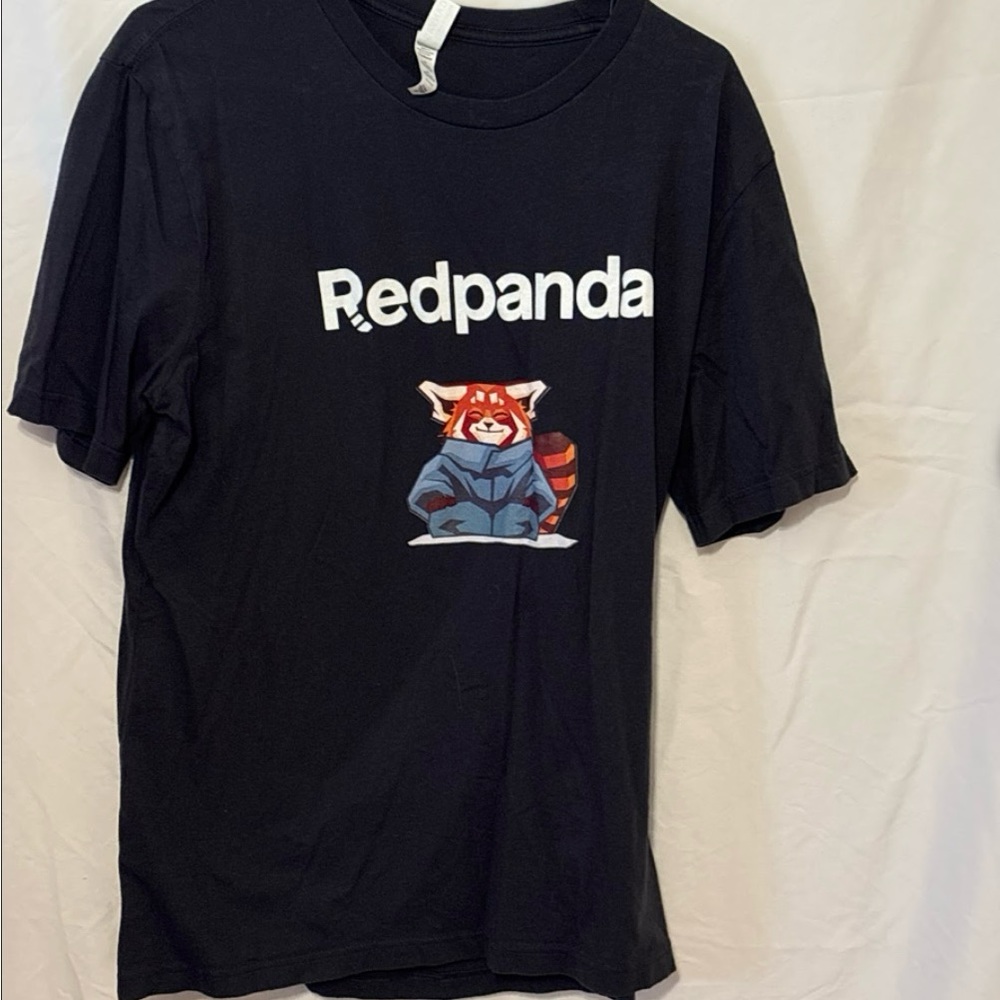 Bella Canvas Black Redpanda Graphic Tee